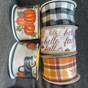 Fall Harvest Ribbon Bundle #2